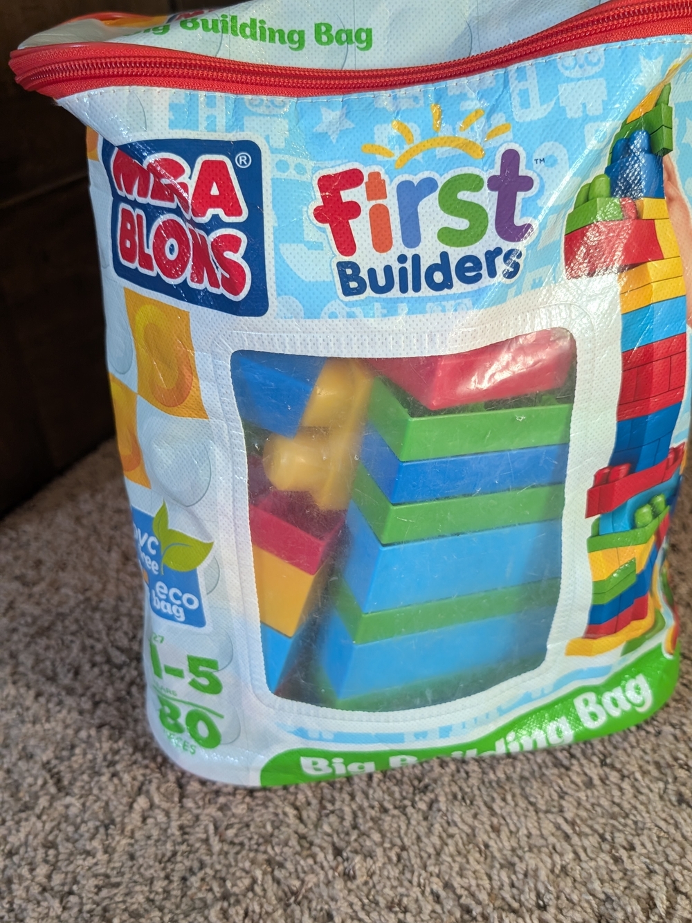 First Builders Toy Blocks - Colorful Stacking Blocks - Baby/ Toddler